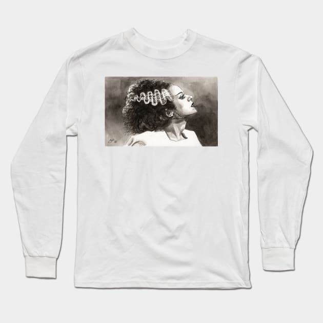 Elsa Lanchester Long Sleeve T-Shirt by BarnabyEdwards